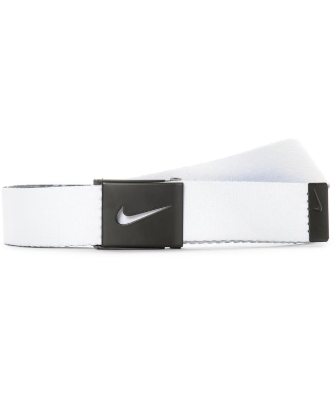 nike belt white